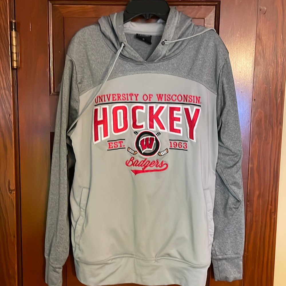Mens S UW Hockey Performance Sweatshirt